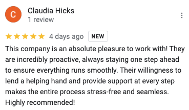 home seller testimonial cash home buyers richmond