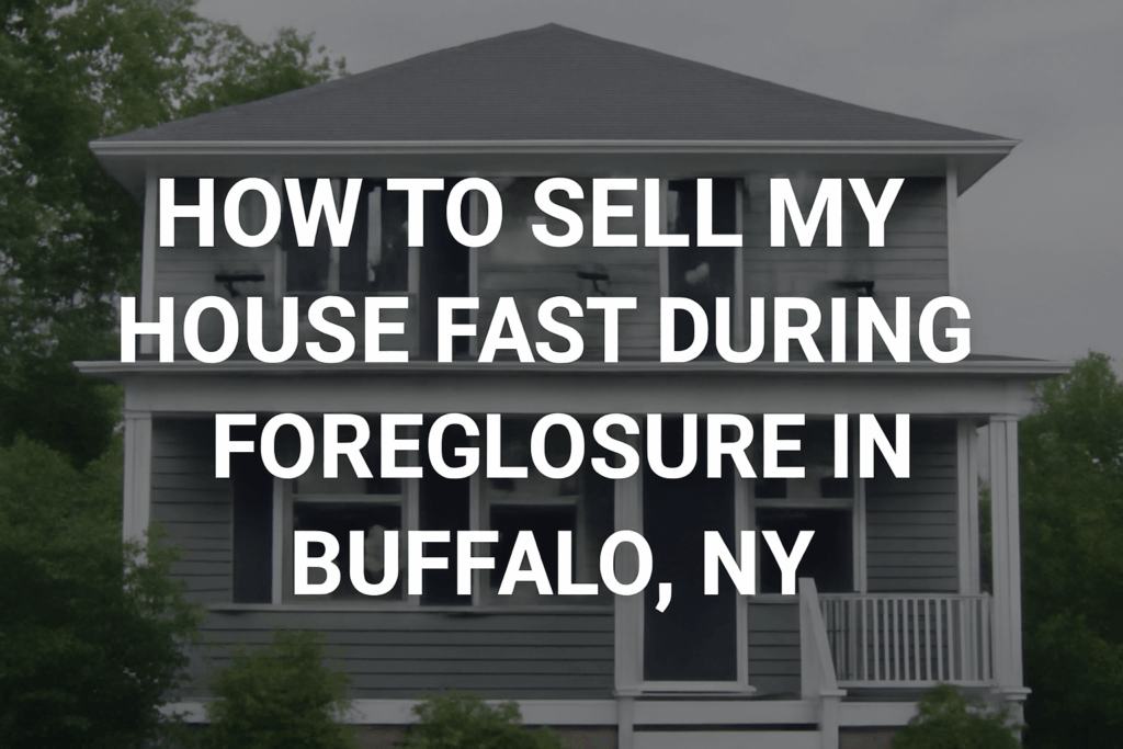 How to Sell My House Fast During Foreclosure in Buffalo, NY