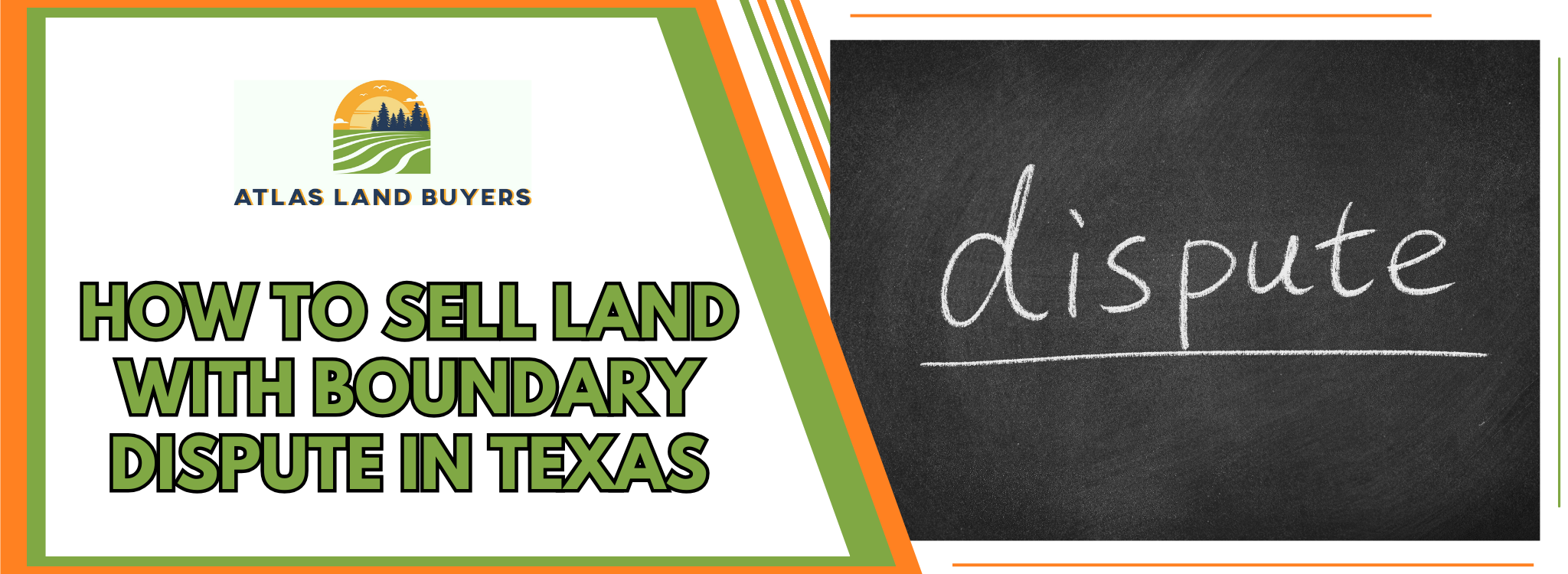 How to sell land despite a boundary dispute in Texas