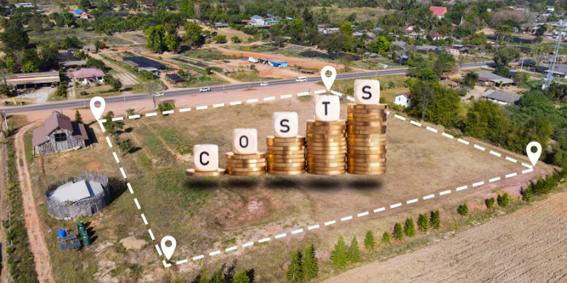 Land closing costs in [market]