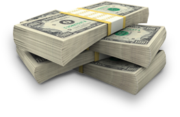 stack of cash money