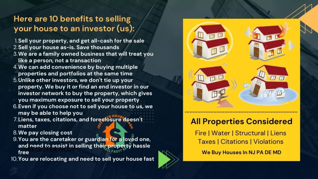 10 benefits to selling your house to an investor