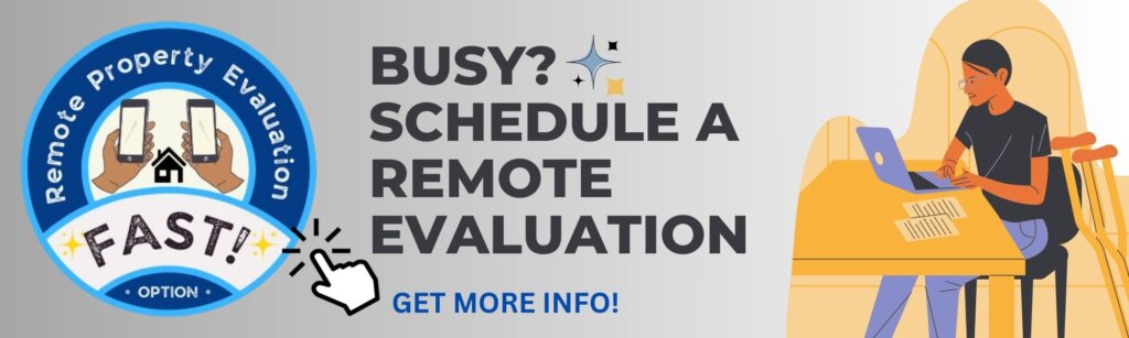 remote property evaluation banner