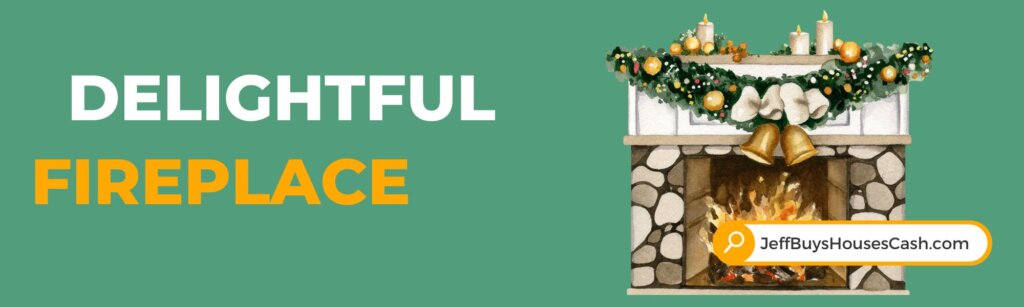 delightful fireplace