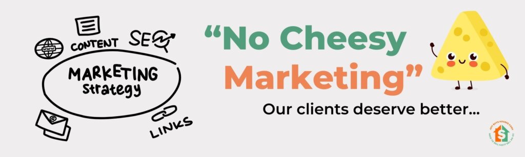 no cheezy marketing