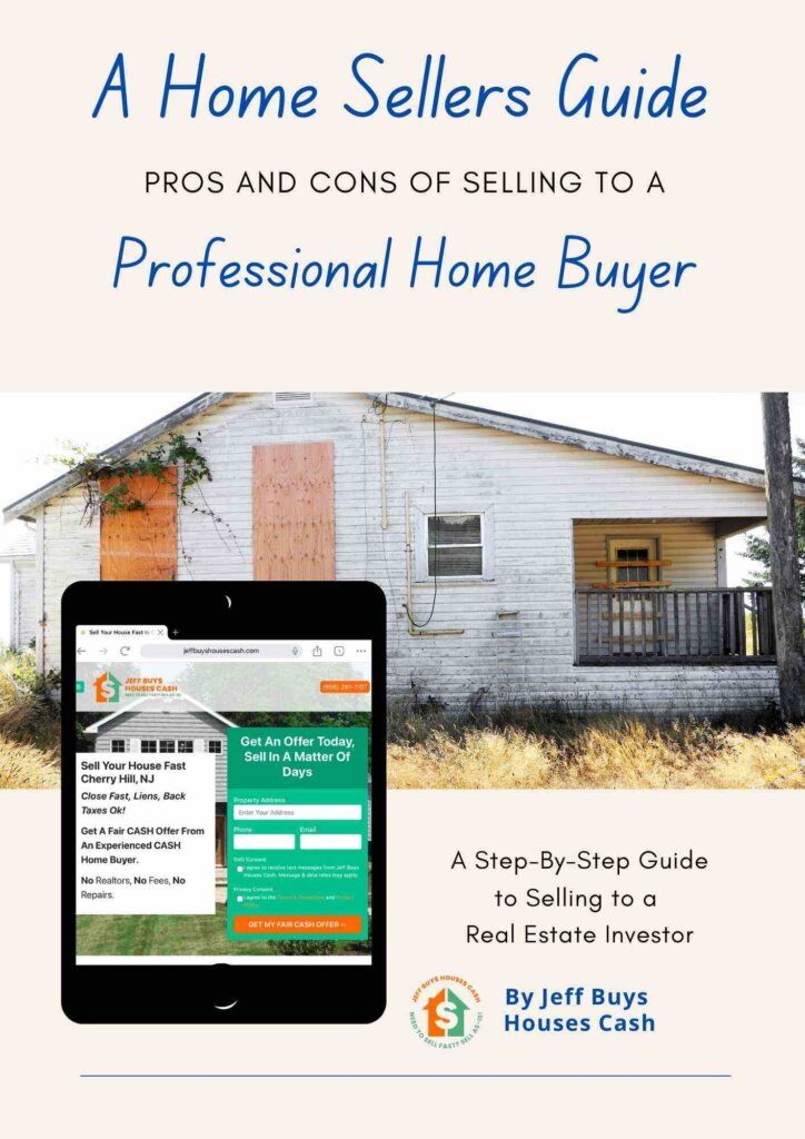 selling your home to a professional home buyer e-book cover