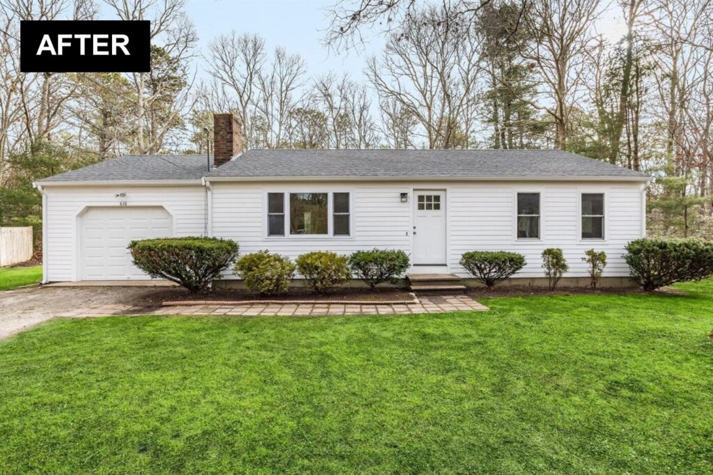 Centerville MA ranch after work by Pilgrim Hill Holdings