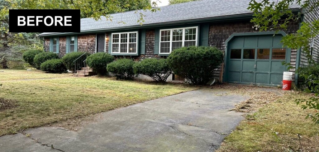 Wareham MA ranch before work, bought as-is by Pilgrim Hill Holdings