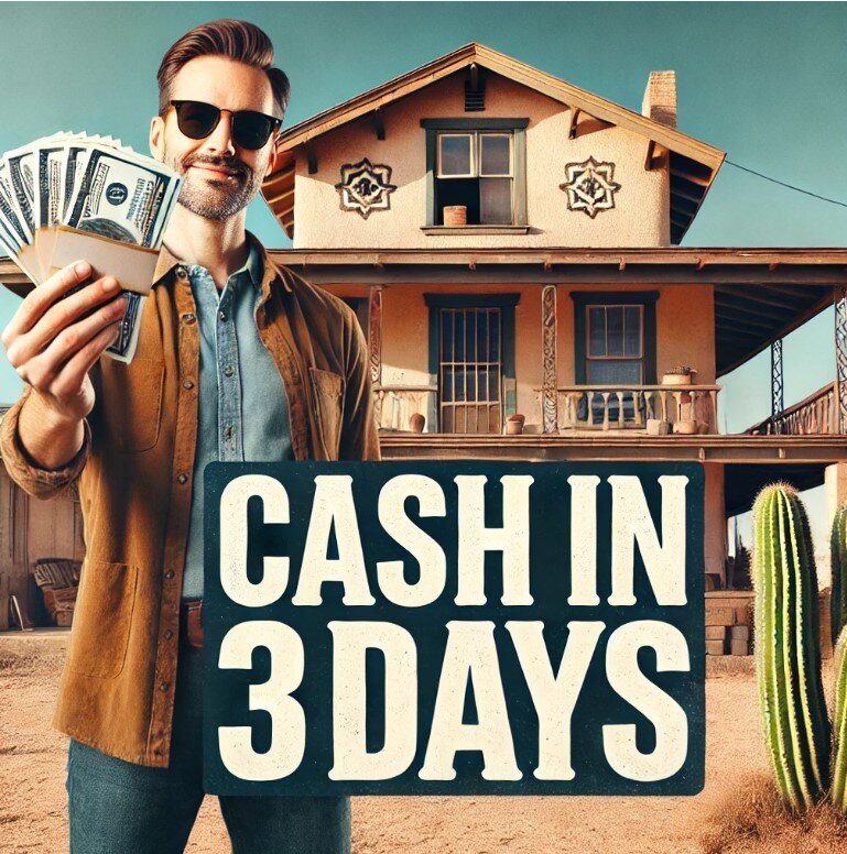 Quick Cash homes why sell to us.