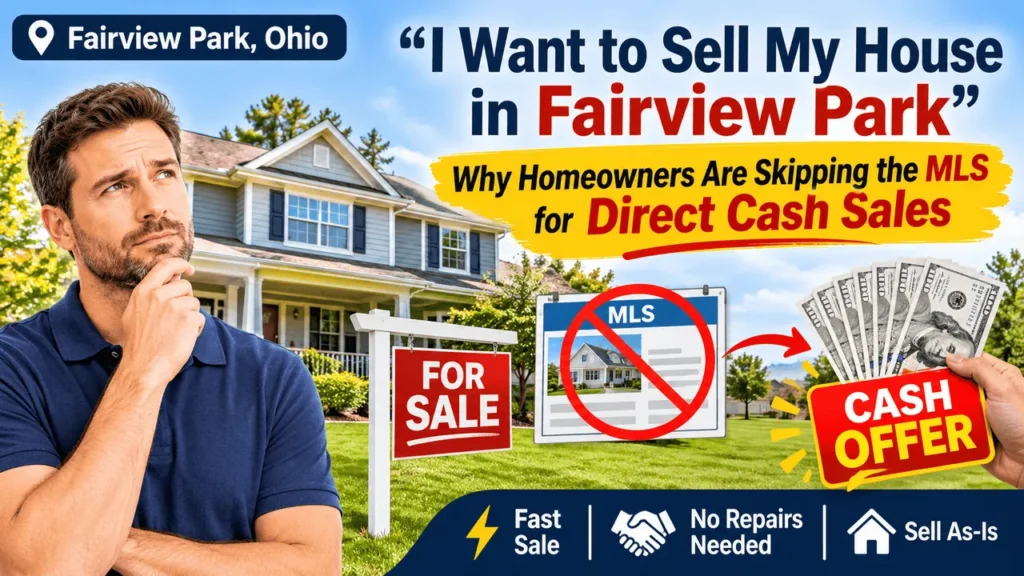 I Want to Sell My House in Fairview Park": Why Homeowners Are Skipping the MLS for Direct Cash Sales