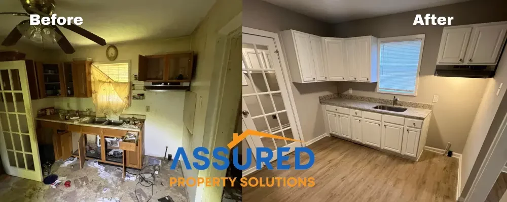 Sell your house fast - before and after image