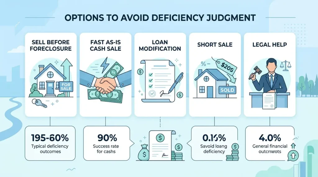 deficiency judgment after foreclosure Georgia - options to avoid deficiency judgement