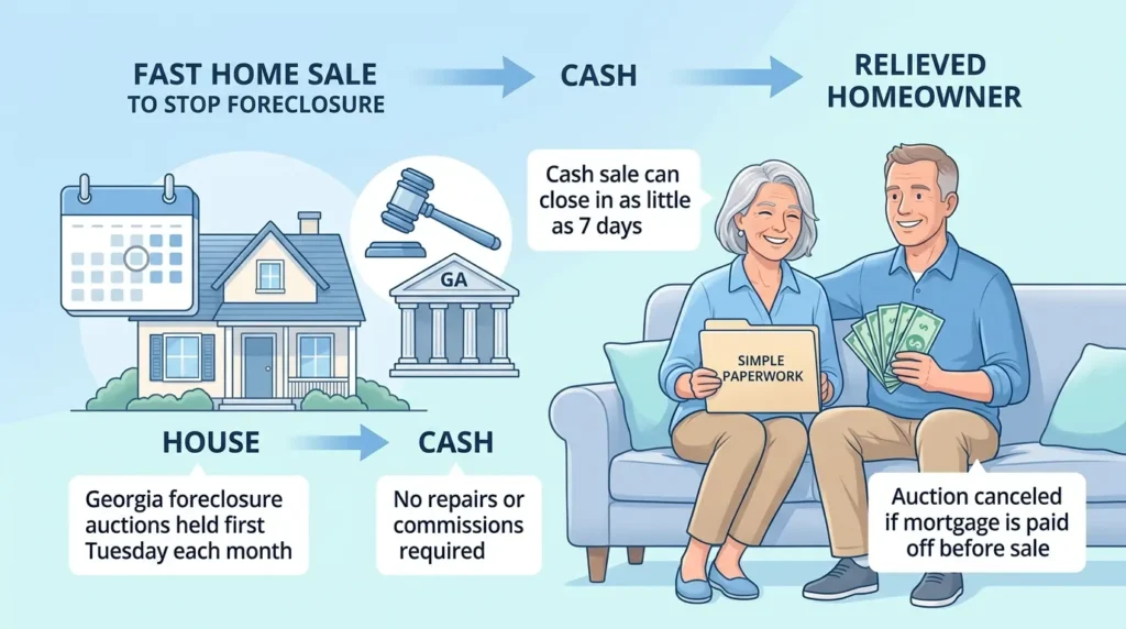 can you stop a foreclosure auction in Georgia - how to stop a foreclosure