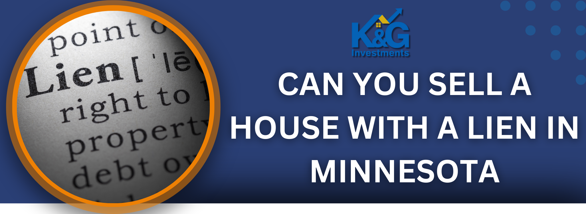 Sell a Home With Lien In Minnesota