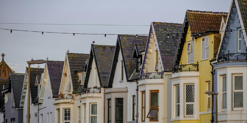 Old row houses