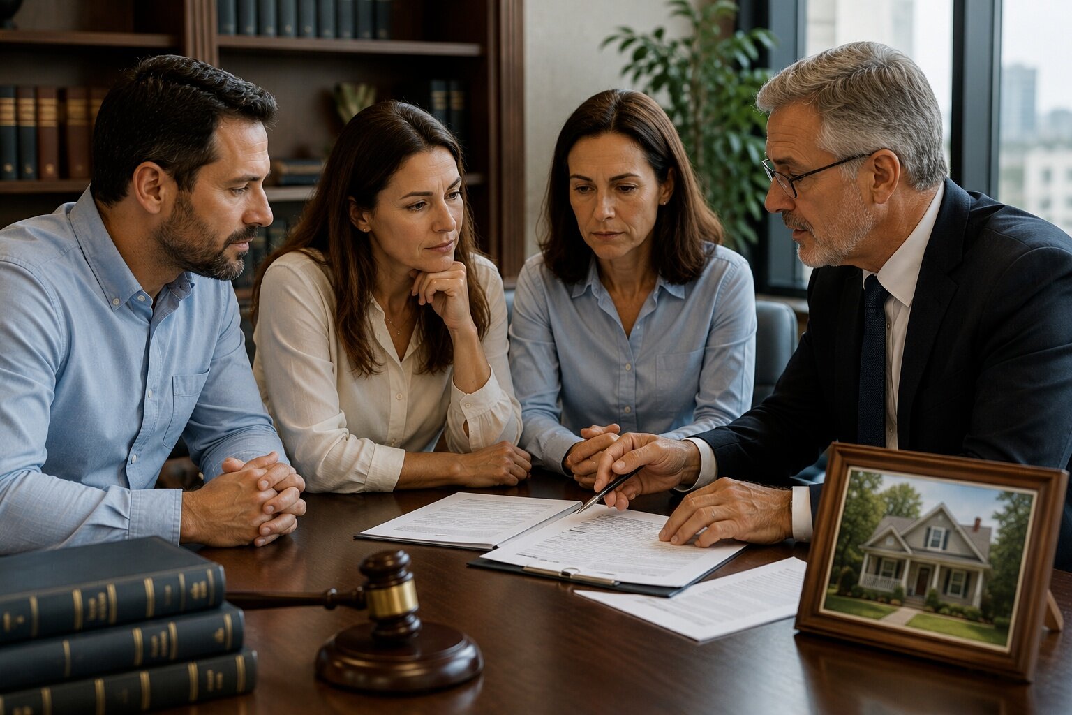 multiple siblings inherit a home
