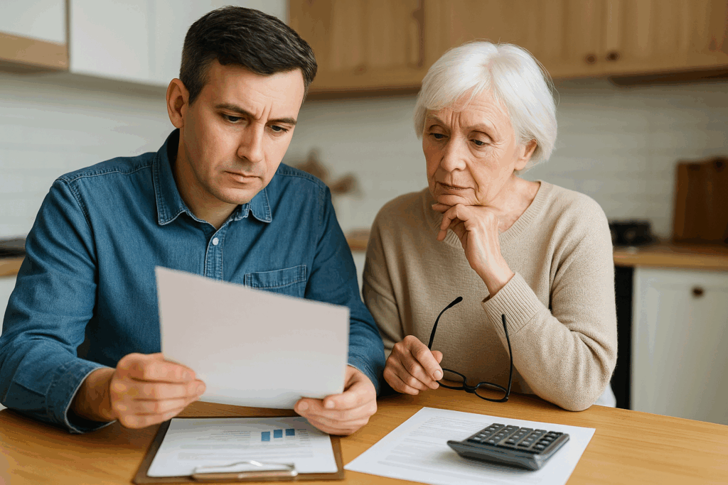Ohio family reviewing financial options before nursing home placement