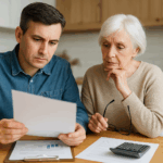 Ohio family reviewing financial options before nursing home placement.