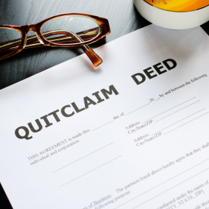 how is a quitclaim deed filed in Bloomington, IL