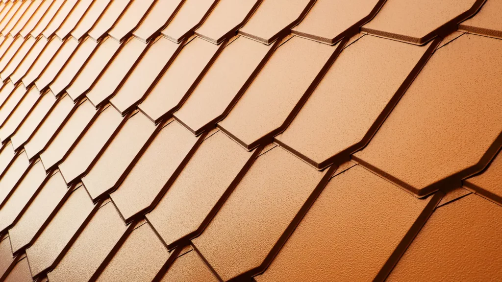 Unique metal roofing