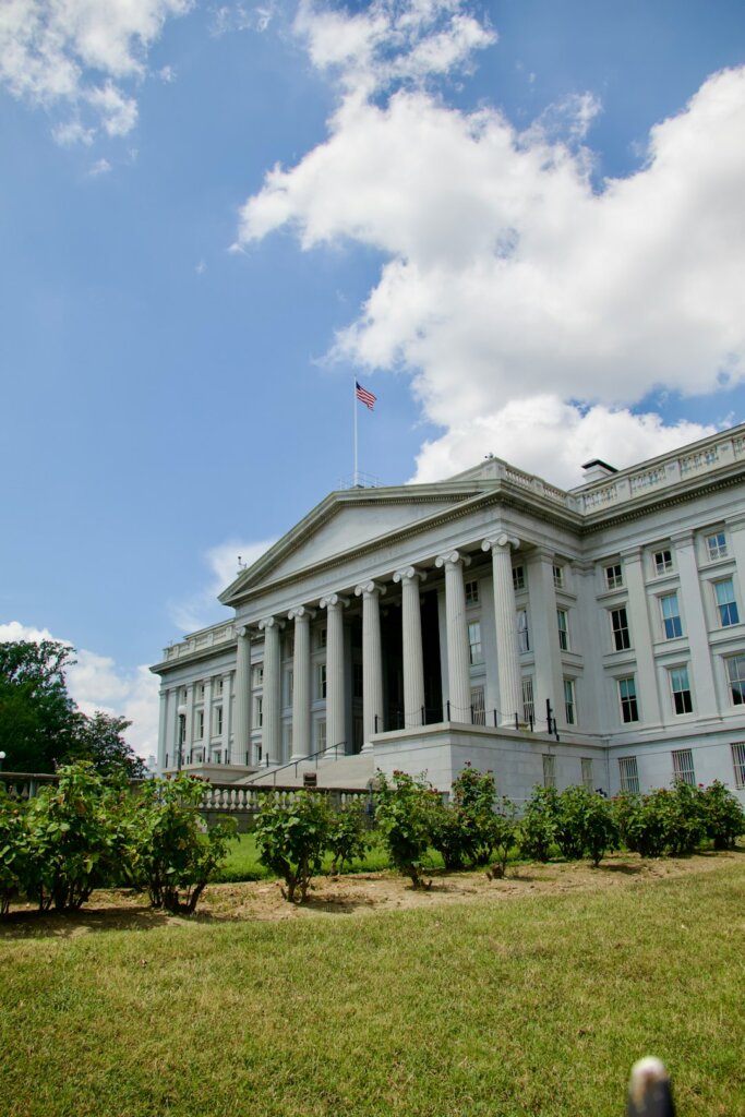 Government building representing mortgage assistance programs