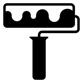 Paint roller icon symbolizing mobile homes needing repair or updates, ideal for sellers who want to sell as-is in South Carolina – Table Rock Homebuyers