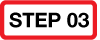Step 3 icon label representing the first step in Table Rock Homebuyers’ simple mobile home-selling process for South Carolina homeowners.