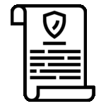 Legal document icon representing, a mobile home title provided at time of sale to Table Rock Homebuyers.