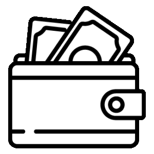 Wallet with cash representing how Table Rock Homebuyers pays cash for houses in Greenville South Carolina.