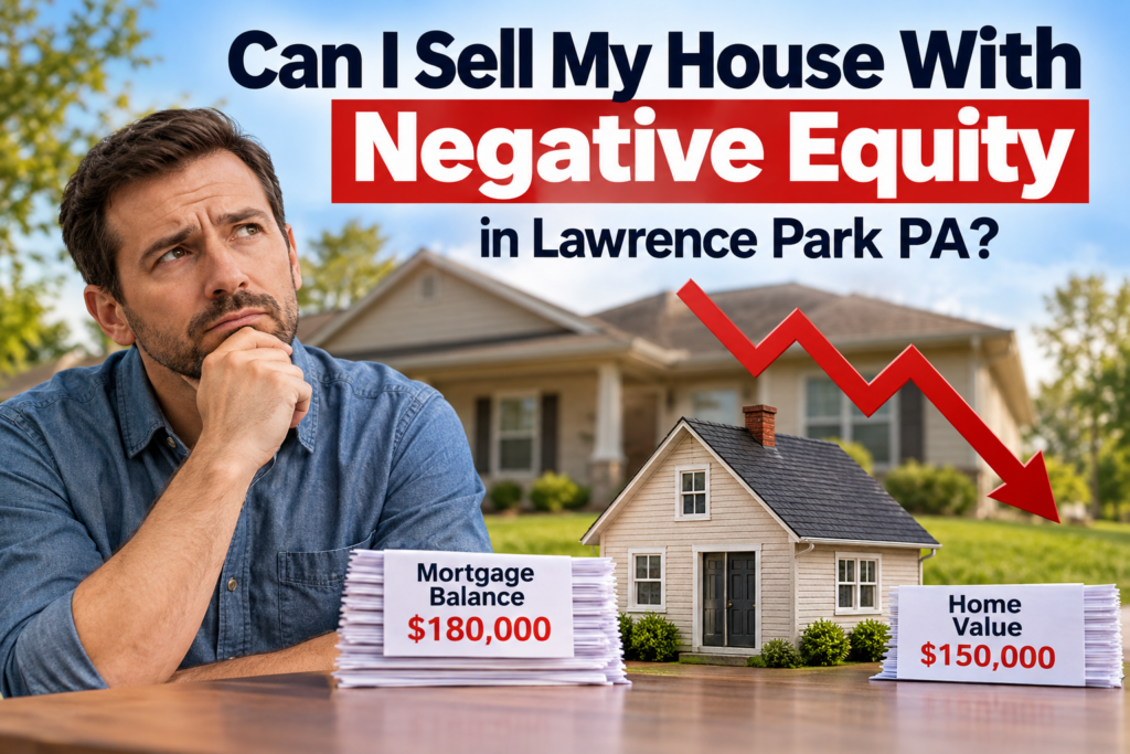 Can You Sell a House With Negative Equity in Lawrence Park PA