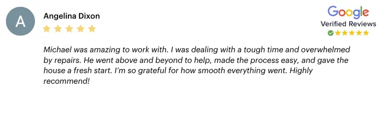 Angelina Dixon - Review Card