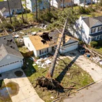 hurricane damaged house - featured image