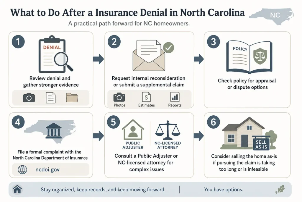 Hurricane Insurance Claim Denied in North Carolina - What you should do