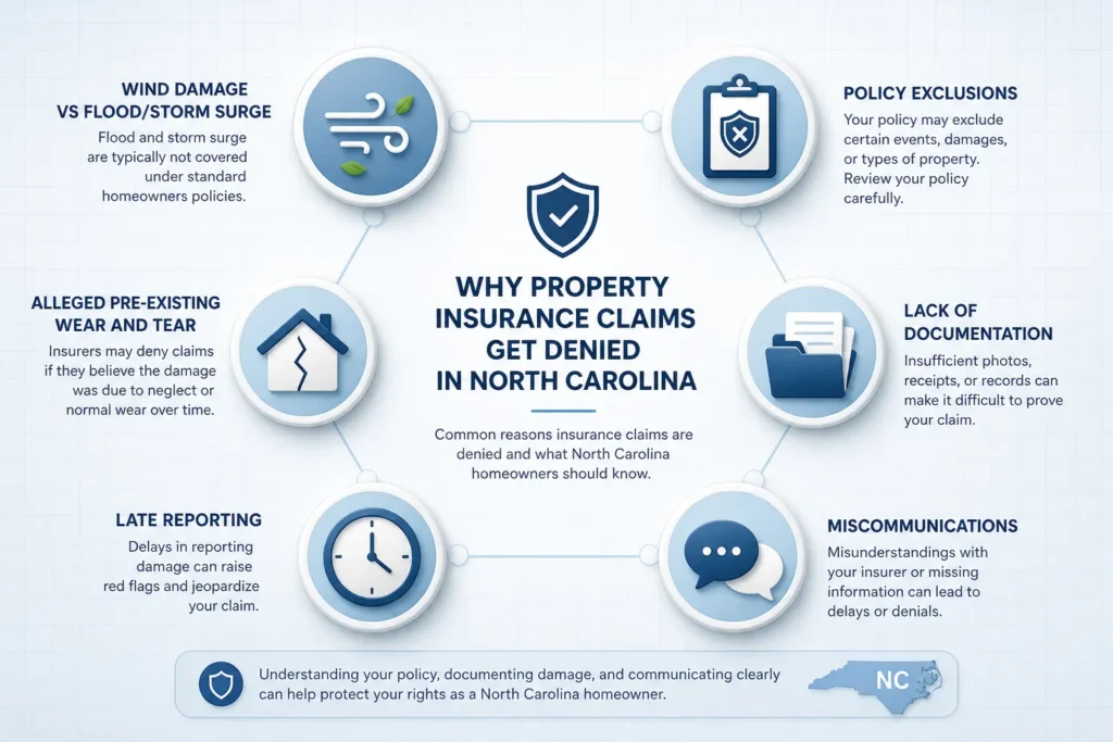 Hurricane Insurance Claim Denied in North Carolina - Why they get denied