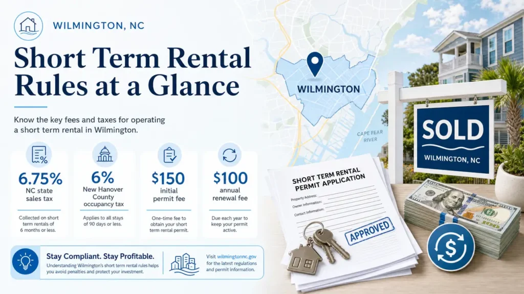 Wilmington short term rental rules - Rules at a glance (key fees and taxes)