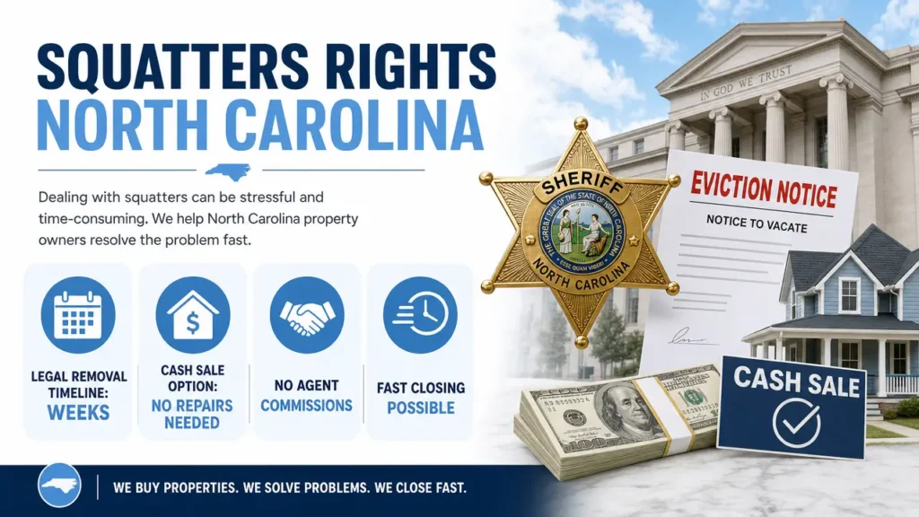 squatters rights North Carolina - how to deal with squatters