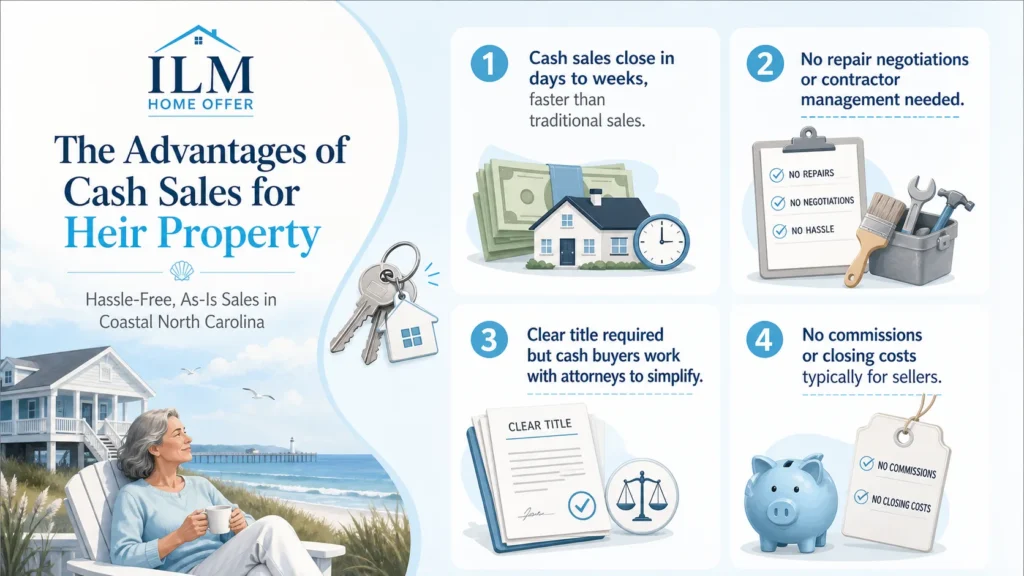 heir property North Carolina - Advantages of a cash sale