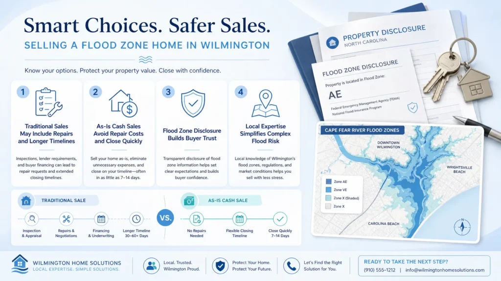 Cape Fear flood zones- How to go about the sale