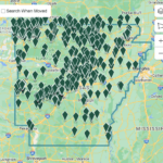 how much acre of land Arkansas