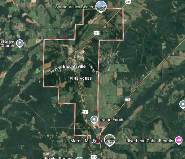 we buy land Blountsville alabama