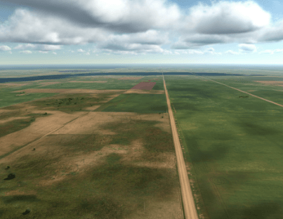 how big is 50 acres of land