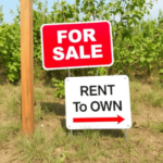 buy rent to own land