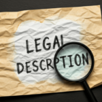 what is a legal description on vacant land