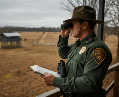 can game wardens go on private property