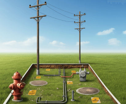 how do i know if there are utilities to land