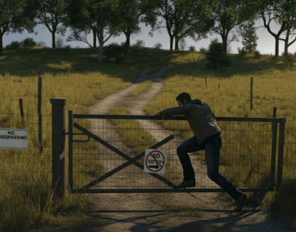 how to keep trespassers off your land