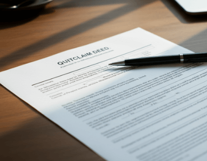 how to quit claim deed land