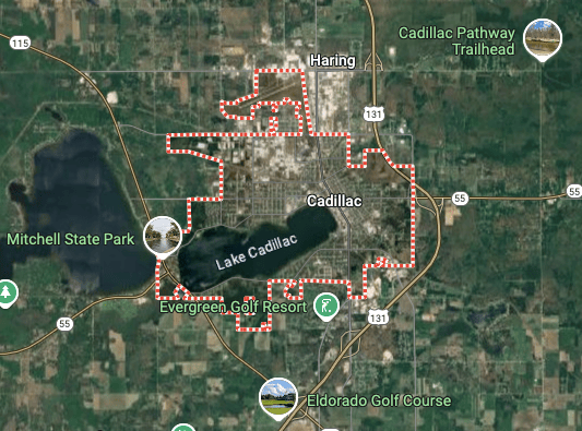 Cash for land Cadillac Michigan