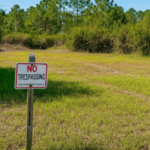 rules for posting no trespassing