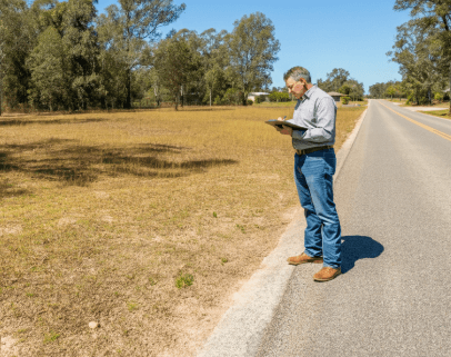 selling land for transportation or infrastructure projects
